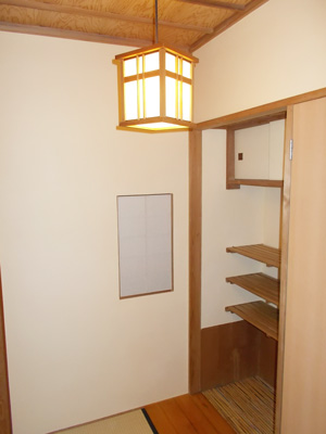 和室の壁をカルクウォールで塗り替え 和室の壁をカルクウォールで塗り替え